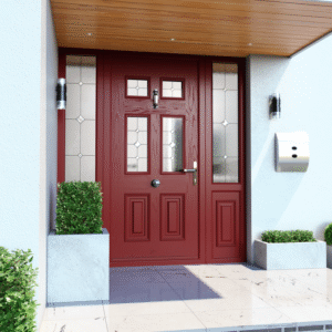 Palladio Entrance Door 1-Red