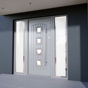 Palladio Entrance Door Sandblast with Interior